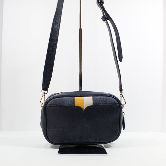 Kate Spade Astrid Stripe Medium Crossbody - Blue/Yellow - Picture 3 of 10
